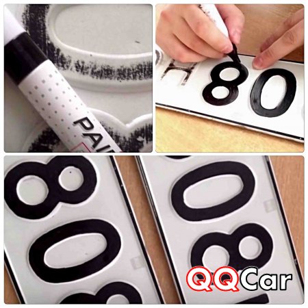 Как покрасить номерной знак автомобиля своими руками